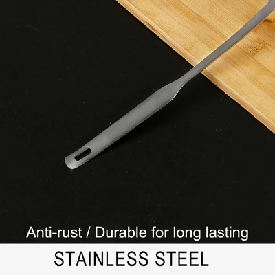 Unique Bargains Stainless Steel Soup Spoon Ladle 9.8" 1Pc 4 Unique Bargains Stainless Steel Soup Spoon Ladle 9.8" 1Pc - Image 4