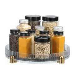 Unique Bargains Kitchen PET Rotating Turntable Lazy Susan Organizer Spice Rack 1 Pc 13 Unique Bargains Kitchen PET Rotating Turntable Lazy Susan Organizer Spice Rack 1 Pc -Kitchen Utensil Store GUEST 4fc19f20 34d3 4e31 a83d 125c75b4c537