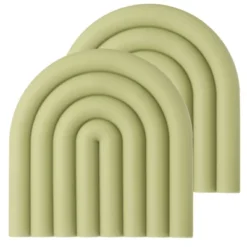 Unique Bargains U-shaped Heat Resistant Non-Slip Silicone Trivet Mat For Pots Coasters 2 Pcs -Kitchen Utensil Store GUEST 501c6d69 753f 45e7 806b 643e5cea5952