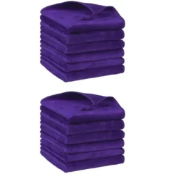 Unique Bargains Dishwashing Cleaning Microfiber Thick Absorbent Kitchen Towels 12 Pcs 12" X 12" -Kitchen Utensil Store GUEST 50cb736e ec61 4b61 8ca3 3c666bceab69