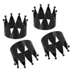 Unique Bargains Metal Crown Shape Wear Resistant Decorative Napkin Rings 4 Pcs -Kitchen Utensil Store GUEST 5178763a ce55 467d 99e1 12400283e5b4