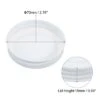 Unique Bargains Leakproof Kitchen Storage Regular Mouth Tinplate Cap Mason Jar Lids 42 Pcs 2.76"