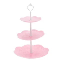 Unique Bargains 3 Tier Dessert Cupcake Stand Holder Round With Tiered Serving Tray For Donuts Fruits White Pink 11 Unique Bargains 3 Tier Dessert Cupcake Stand Holder Round With Tiered Serving Tray For Donuts Fruits White Pink -Kitchen Utensil Store GUEST 53d44c8b c32e 476f b288 a0a2e56e2880