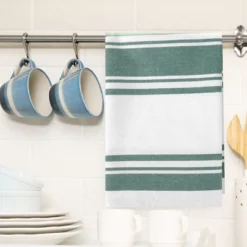 Unique Bargains Cotton Soft Absorbent Kitchen Towels 20" X 28"