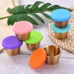 Unique Bargains Silicone Stainless Steel Leak-proof Orange Lids Food Containers -Kitchen Utensil Store GUEST 54c8f69a 541a 4ff1 9680 577c93ce75e0