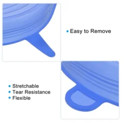 Unique Bargains Reusable Silicone Stretch Lids For Bowls And Food Covers 2 Sets -Kitchen Utensil Store GUEST 5533d29a a5db 46d4 8828 1bfcab0f25d1