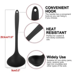 Unique Bargains Heat Resistant Ergonomic Handle Non-Stick Dishwasher Safe Soup Kitchen Spoon 11.6 Inch 1 Pc 11 Unique Bargains Heat Resistant Ergonomic Handle Non-Stick Dishwasher Safe Soup Kitchen Spoon 11.6 Inch 1 Pc -Kitchen Utensil Store GUEST 575f24b8 8f56 4834 b97a 3f84f14aa0a5
