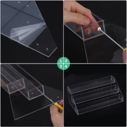 Unique Bargains Clear Acrylic Spice Rack Organizer For Kitchen Countertop Cabinet -Kitchen Utensil Store GUEST 5764650a af36 4cdc 82aa d3f3d283ed65