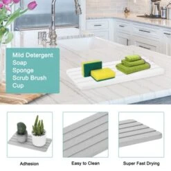 Unique Bargains Dish Drying Mats Fast Water Absorbent Diatomite Tray -Kitchen Utensil Store GUEST 57cb36b7 7874 499d b7aa b66f4664a019