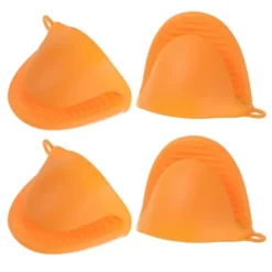 Unique Bargains Silicone Heat Resistant Anti-Slip Reusable Oven Mitts 4 Pcs -Kitchen Utensil Store GUEST 59ab70d5 1543 4480 bd67 569df8aa2f55