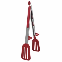 Unique Bargains Kitchen Non-stick Stainless Steel Tongs With Stands Silicone Tip For Cooking -Kitchen Utensil Store GUEST 5b084356 a3ac 4f67 9136 62ffbcfc44ca