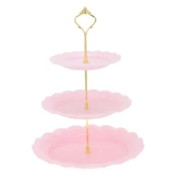 Unique Bargains Circular 3-Layer Dessert Cupcake Stand With Layered Serving Tray For Pastries Donuts And Fruits -Kitchen Utensil Store GUEST 5bd50f91 1742 464e 8523 6ff6d24954d9