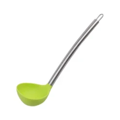 Unique Bargains Silicone Heat Resistant Stainless Steel Handle One Piece Design Soup Kitchen Spoon 12.4 Inch Length 1 Pc -Kitchen Utensil Store GUEST 5c2ebfde 6035 4e50 b23c 7574c171c53e