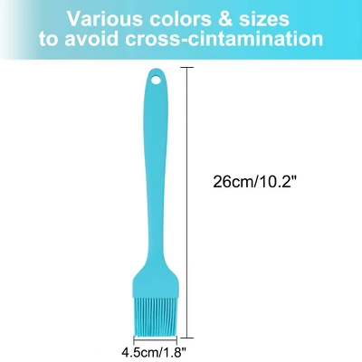 Unique Bargains Silicone Heat Resistant Cooking Essential Pastry Brush 2 Pcs 1 Unique Bargains Silicone Heat Resistant Cooking Essential Pastry Brush 2 Pcs