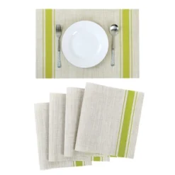 Unique Bargains Heat Resistant Anti-slip Washable PVC Place Mats Green, Beige 6 Pcs 9 Unique Bargains Heat Resistant Anti-slip Washable PVC Place Mats Green, Beige 6 Pcs -Kitchen Utensil Store GUEST 5ce544e9 27b1 4ffc a7d1 f532e3636a53