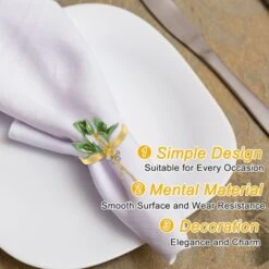 Unique Bargains Decorative Wear Resistance Napkin Rings For Decoration Adornment Wedding 6 Pcs -Kitchen Utensil Store GUEST 5d0571ad d43e 48b1 a04f e9d2ac88a5b9