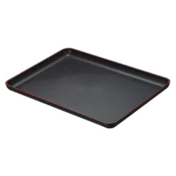 Unique Bargains Plastic Wood Grain Food Tea Serving Tray -Kitchen Utensil Store GUEST 5d4a9e29 1875 444c 9bc9 2824581f67ea