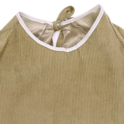 Unique Bargains Corduroy Kitchen Apron With Pockets 1 Pc