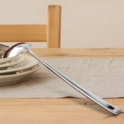 Unique Bargains Stainless Steel Ladle Kitchenware Spoons 11.6" Silver Tone 1 Pc -Kitchen Utensil Store GUEST 5dc757b7 d63e 460e afea a2c6c241303a