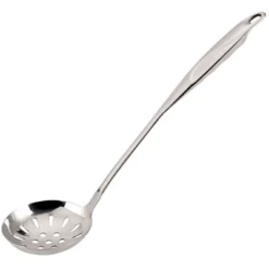 Unique Bargains Heat-resistant Non-stick Stainless Steel Slotted Spoon Strainer Silver Tone 10.6" Length -Kitchen Utensil Store GUEST 5e22b6bd 4d06 41a3 a522 891480737b00