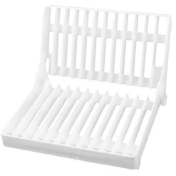 Unique Bargains Restaurant Kitchen Plastic 12 Slots Folding Dish Drying Rack White 1 Pc -Kitchen Utensil Store GUEST 5fc73d12 7afd 4e7a ac6f 52fd87a6f169