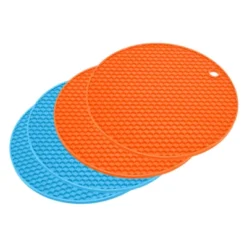 Unique Bargains Silicone Pot Holder Teapot Coaster Trivet Mat 4 Pcs -Kitchen Utensil Store GUEST 607f4f51 565f 4164 8152 a95f820c6e77
