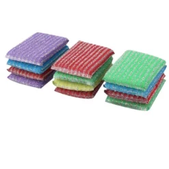 Unique Bargains Kitchen Cleaning Non-Scratch Scouring Sponge Pads 12pcs -Kitchen Utensil Store GUEST 60f014e2 07f8 448e a676 4ac92055249d