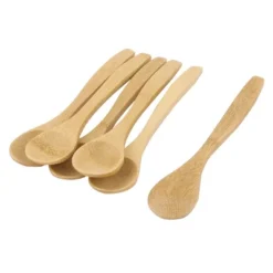 Unique Bargains Household Kitchen Porridge Soup Sugar Salt Wooden Spoon 6 Pcs -Kitchen Utensil Store GUEST 612c8ef5 add7 4297 8b43 cca95be55257