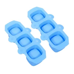 Unique Bargains Silicone Flexible Reusable 3-Cavity Ice Cube Trays 2 Pcs -Kitchen Utensil Store GUEST 61c9cddd 5f58 4d3b 83f5 361fac07e6a7