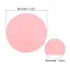 Unique Bargains Silicone Non-Slip Washable Round Jar Openers Pink Red 3 Pcs