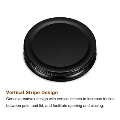 Unique Bargains Regular Leak Proof Kitchen Storage Canning Jars Lids 8 Pcs 3 Unique Bargains Regular Leak Proof Kitchen Storage Canning Jars Lids 8 Pcs - Image 3