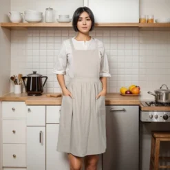 Unique Bargains Women's Cross Back Apron With Pockets 1 Pc 14 Unique Bargains Women's Cross Back Apron With Pockets 1 Pc -Kitchen Utensil Store GUEST 6390007b 4400 48d0 aa9d d90fab22be5f