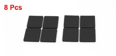 Unique Bargains EVA Square Self-Stick Non-Slip Anti-Scratch Floor Glide Furniture Pads Black 1.5" X 1.5" X 0.16" 8 Pcs 3 Unique Bargains EVA Square Self-Stick Non-Slip Anti-Scratch Floor Glide Furniture Pads Black 1.5" X 1.5" X 0.16" 8 Pcs - Image 3