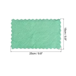 Unique Bargains Coral Velvet Kitchen Textiles Absorbent Dish Cloth