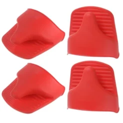 Unique Bargains Heat Resistant Silicone Finger Protector Pot Holder Oven Mitts 4 Pcs -Kitchen Utensil Store GUEST 66905bc5 f68f 44cd b835 10c1361dc940