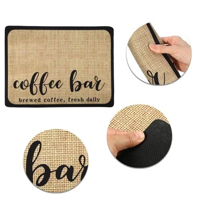 Unique Bargains No-Rinse Drain Pad For Kitchen Khaki 15.75"x11.81" 1 Pc 2 Unique Bargains No-Rinse Drain Pad For Kitchen Khaki 15.75"x11.81" 1 Pc - Image 2