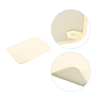 Unique Bargains Microfiber Non-slip Reversible Ultra Absorbent Dish Drying Mat 19.69" X 14.97" Yellow 1 Pc 2 Unique Bargains Microfiber Non-slip Reversible Ultra Absorbent Dish Drying Mat 19.69" X 14.97" Yellow 1 Pc - Image 2