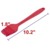 Unique Bargains Silicone Heat Resistant Desserts Baking BBQ Oil Basting Pastry Brush Red