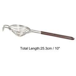Unique Bargains Stainless Steel Long Handle Kitchen Baking Egg Separator 9.96 X 3 Inches Silver 1 Pc