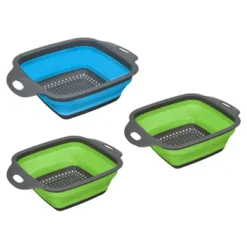 Unique Bargains Collapsible Colander Set Silicone Square Foldable Strainer Basket -Kitchen Utensil Store GUEST 681a2fd0 1bef 49af a5b1 449a37038a51