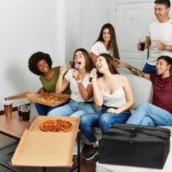 Unique Bargains Insulated Non-woven Fabric Cookies Party Pizza Bag Durable Food Transfer Bag 1 Pc -Kitchen Utensil Store GUEST 69d6b7bd 3472 4646 a3e0 dca65a63c5b7