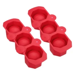 Unique Bargains Silicone Freezer Home Use 3-Cavity Ice Cube Trays -Kitchen Utensil Store GUEST 69e9cbf2 e50a 403d b4ec 86b585afee71