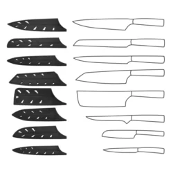 Unique Bargains Plastic Universal Knife Blade Cover Sleeves 8.58 Inch -Kitchen Utensil Store GUEST 6bc23988 3f88 4bb1 82fe 3cc6f301a747