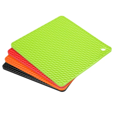 Unique Bargains Silicone Heat Resistant Trivet Mats 4 Pcs 6 Unique Bargains Silicone Heat Resistant Trivet Mats 4 Pcs - Image 6
