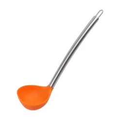 Unique Bargains Silicone Heat Resistant Stainless Steel Handle One Piece Design Soup Kitchen Spoon 12.4 Inch Length 1 Pc -Kitchen Utensil Store GUEST 6d29781e cfd5 44e5 9cc1 cb5007a1f46a