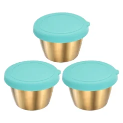 Unique Bargains Salad Dressing Small Sky Blue Condiment Containers With Lids 2.4" X 1.5" -Kitchen Utensil Store GUEST 6d5c4aec 3f4f 4e03 8e8b acf897c8a3ba