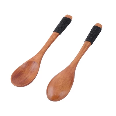 Unique Bargains Wood Kitchen Cooking Salt Candy Peper Holder Spoon 15cm Length 3pcs Brown 2 Unique Bargains Wood Kitchen Cooking Salt Candy Peper Holder Spoon 15cm Length 3pcs Brown - Image 2