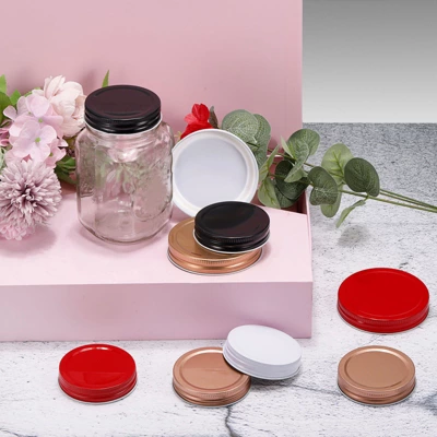 Unique Bargains Leak Proof Regular Mouth Tin Plate Mason Jar Lids 24 Pcs 4 Unique Bargains Leak Proof Regular Mouth Tin Plate Mason Jar Lids 24 Pcs - Image 4