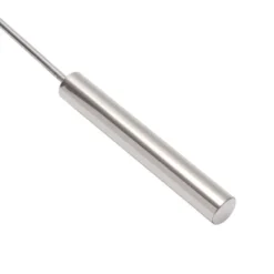 Unique Bargains 12" Semi-Automatic Loop Whisk Dishwasher Safe Stainless Steel Silver Tone