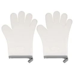 Unique Bargains Heat Resistant Kitchen Textiles Soft Lining Silicone Oven Mitts 2 Pcs -Kitchen Utensil Store GUEST 6f3e56a2 d78b 447a 8ac6 ccab6861aa10